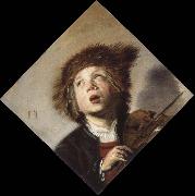 a boy with a violin Frans Hals